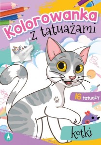 KOLOROWANKA Z TATUAŻAMI KOTKI 2006 SKRZAT