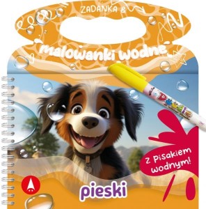 KSIĄŻECZKA ZADANKA I MALOWANKI WODNE PIESKI 9852 SKRZAT