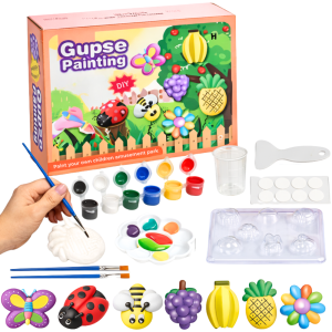 ZESTAW KREATYWNY ODLEWY GIPSOWE MAGNESY GIPS DO MALOWANIA