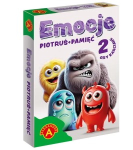 GRA 2W1 KARTY PIOTRUŚ + PAMIĘĆ EMOCJE 2980 ALEXANDER