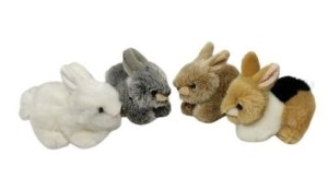 MASKOTKA PLUSZOWY KRÓLICZEK 16CM 4 KOLORY 33260 DUBI