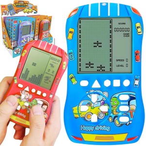GIERKA GRA ELEKTRONICZNA NA BATERIE ZRĘCZNOŚCIOWA KONSOLA TETRIS