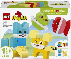 KLOCKI KREATYWNE ZWIERZAKI 3W1 10477 LEGO DUPLO