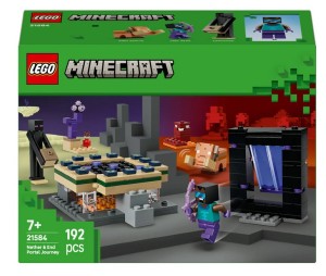 KLOCKI PODRÓŻ PRZEZ PORTAL NETHERU I KRESU 21584 LEGO MINECRAFT