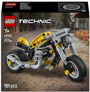 KLOCKI ŻÓŁTY MOTOCYKL 42225 LEGO TECHNIC