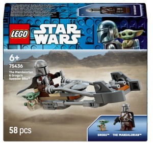 KLOCKI ŚMIGACZ MANDALORIANINA I GROGU 75436 LEGO STAR WARS