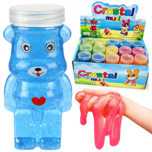 SLIME MIŚ GLUTEK BROKATOWY ZAPACHOWY MASA PLASTYCZNA ŻELOWA 11CM