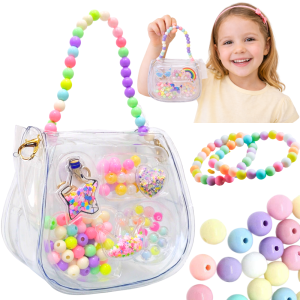 TOREBKA Z KORALIKAMI ZESTAW DO ROBIENIA BRANSOLETEK KORALIKI