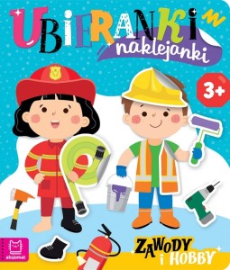 KSIĄŻECZKA  UBIERANKI NAKLEJANKI ZAWODY I HOBBY 3996 AKSJOMAT