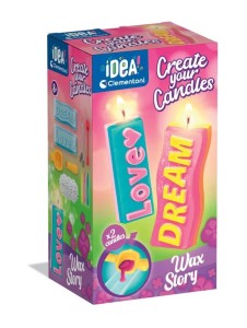ZESTAW KREATYWNY MINI FABRYKA ŚWIECZEK DREAM LOVE 18353 CLEMENTONI