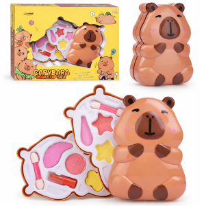 ZESTAW PIĘKNOŚCI KAPIBARA MAKIJAŻ CIENIE SZMINKA KREATYWNA ZABAWA MALOWIDŁA