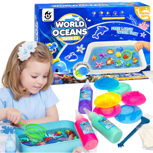 ZESTAW KREATYWNY MAGICZNE SKRZATY FIGURKI DIY WODNE ŻELOWE ZWIERZĄTKA DIY