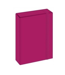 TECZKA SZEROKA Z GUMKĄ A4 TO BOX FUKSJA 0322 INTERDRUK