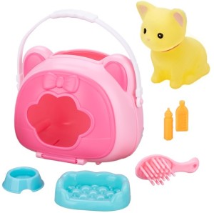 ZWIERZĄTKO FIGURKA W DOMKU KUFERKU KOTEK MYSZKA KRÓLICZEK + AKCESORIA