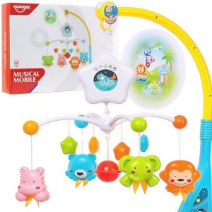 KARUZELKA POZYTYWKA KOLOROWA SENSORYCZNA GRAJĄCA