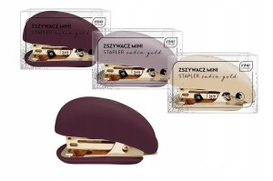 ZSZYWACZ BIUROWY MINI SATIN GOLD 6054 INTERDRUK