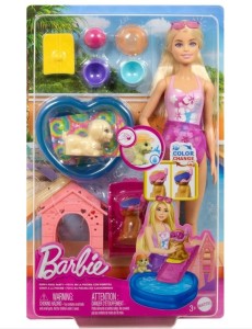 LALKA BABRBIE PIESKI W KĄPIELI JBF35-4 MATTEL