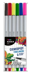 CIENKOPISY 6 KOLORÓW CI6KKA KIDEA