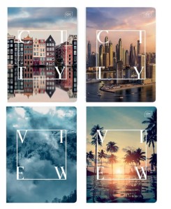 ZESZYT A5 60 KARTEK W KRATKĘ 70G UV TRAVEL 6849 INTERDRUK