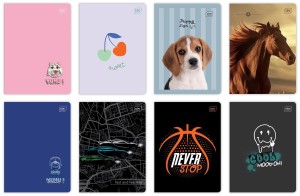 ZESZYT A5 32 KARTKI W LINIE 70G UV MIX 1 SZT 6689 INTERDRUK