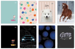 ZESZYT A5 32 KARTKI W KRATKĘ 70G UV MIX 1 SZT 6535 INTERDRUK