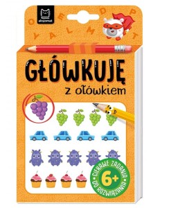 KSIĄŻECZKA ŁAMIGÓWKI GŁÓWKUJĘ Z OŁÓWKIEM POMARAŃCZOWA 3962 AKSJOMAT