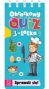  KSIĄŻECZKA OBRAZKOWY QUIZ 3-LATKA SPRAWDŹ SIĘ 4449 AKSJOMAT