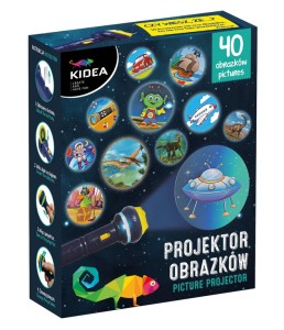 PORĘCZNY PROJEKTOR RZUTNIK OBRAZKÓW KOSMOS PIRACI A PRAKA KIDEA