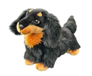 MASKOTKA PLUSZOWY PIES JAMNIK STOJĄCY 30CM 33291 DUBI