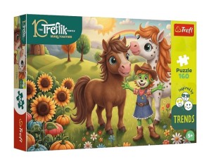 PUZZLE 160 ELEMENTÓW RODZINA TREFLIKÓW KONIK 15450 TREFL