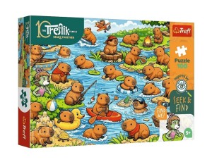PUZZLE 100 ELEMENTÓW RODZINA TREFLIKÓW KAPIBARY 16586 TREFL