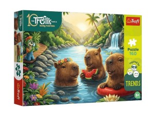 PUZZLE 160 ELEMENTÓW RODZINA TREFLIKÓW KAPIBARY 15446 TREFL