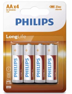 BATERIE PHILIPS LONGLIFE AA R6-48-144 PHILIPS
