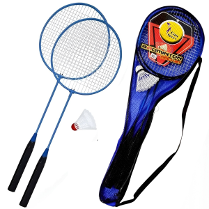 BADMINTON ZESTAW DO GRY W BADMINTONA KOMETKĘ RAKIETKI PALETKI LOTKA