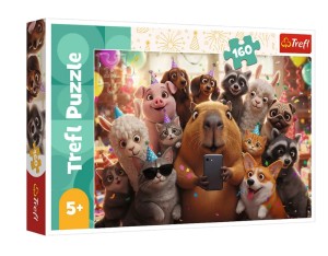 PUZZLE 160 ELEMENTÓW SŁODKIE SELFIE ZWIERZAKI 15444 TREFL