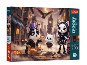 PUZZLE 200 ELEMENTÓW SPOOKY STORIES NOCNE HISTORIE 13387 TREFL