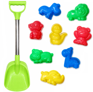 ŁOPATA ŁOPATKA 42CM DO PIASKU PIASKOWNICY METALOWA Z FOREMKAMI