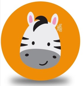 PIŁKA PVC GUMOWA SPORTOX KIDS ZEBRA 23 CM 133664 ARTYK