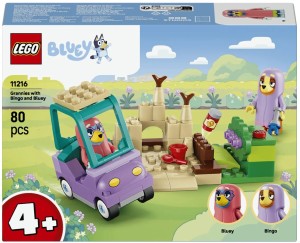 KLOCKI BABUNIE Z BINGO I BLUE 11216 LEGO BLUEY