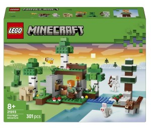 KLOCKI PRZETRWANIE PIERWSZEJ NOCY 21593 LEGO MINECRAFT 