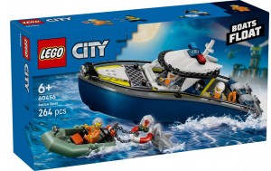 KLOCKI POŚCIG ŁODZIĄ POLICYJNĄ 60456 LEGO CITY