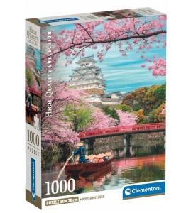 PUZZLE 1000 ELEMENTÓW HQC ZAMEK HIMEJI 39982 CLEMENTONI