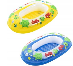 PONTONIK ŁÓDKA DMUCHANA DZIECIĘCA 102X69CM 34037 BESTWAY