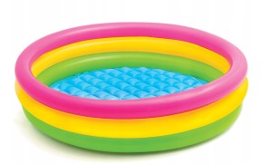 BRODZIK BASEN DMUCHANY 3 PIERŚCIENIE 114X25CM SP57412 INTEX