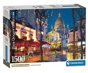 PUZZLE 1500 ELEMENTÓW PARIS MONTMARTRE 31709 CLEMENTONI