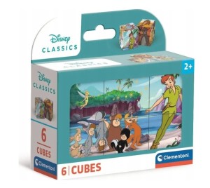 KLOCKI PUZZLE 6 ELEMENTÓW CUBI DISNEY CLASSIC 40657 CLEMENTONI