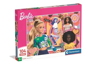 PUZZLE 104 ELEMENTY SUPER BARBIE 25007 CLEMENTONI