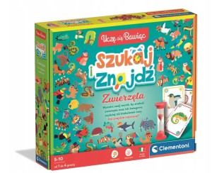 ZESTAW EDUKACYJNY POPATRZ I ZNAJDŹ ZWIERZĘTA 50291 CLEMENTONI
