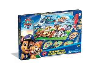 PUZZLE NA PODŁOGĘ 24 ELEMENTY Z MAGICZNYM PIÓREM PSI PATROL 16684 CLEMENTONI