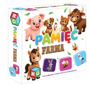 GRA EDUKACYJNA PAMIĘĆ MEMORY FARMA 0113 MULTIGRA 